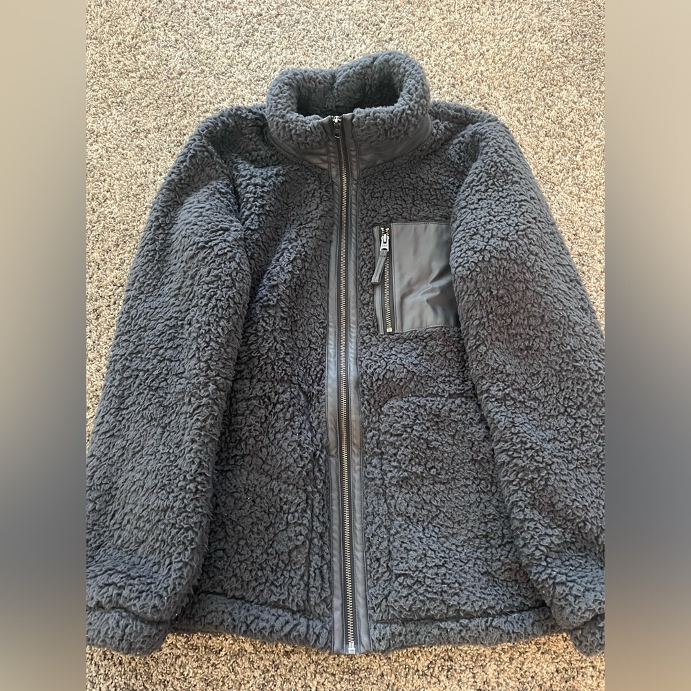 Abercrombie and fitch fleece full zip jacket